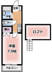 レオパレスさんわ大和田第9の間取り画像