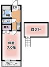 レオパレスさんわ大和田第9の間取り画像