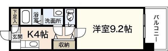 ウィンディア楽々園の間取り画像