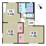 リブレス朝霞Bの間取り画像