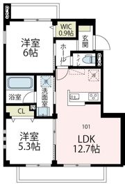 ヴァローレ Ⅰの間取り画像