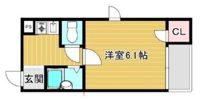 タカノハイム天神橋の間取り画像