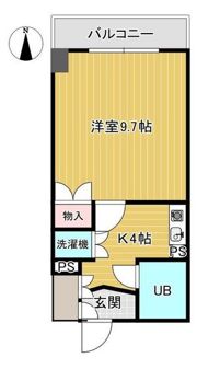 ダイアパレス東島田の間取り画像