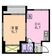 ニュールックハイツ2の間取り画像