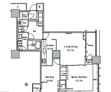 THE TOKYO TOWERS MIDTOWERの間取り画像