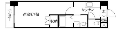 メトロコア西市駅の間取り画像