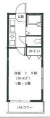 メーハン高谷の間取り画像