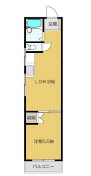 大野マンションの間取り画像
