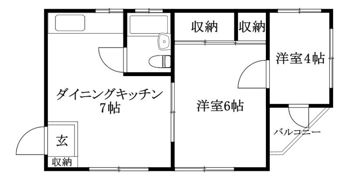 ヴィラ・アンソレイエ萱町の間取り画像