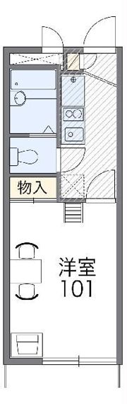 レオパレスフジの間取り画像