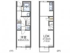 レオネクストクレール住吉Ⅱの間取り画像