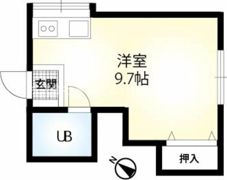 コーポ富士の間取り画像
