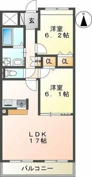 アソシアの間取り画像