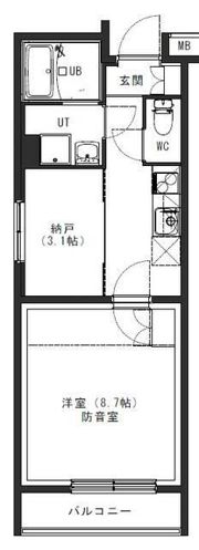 ラシクラス横浜天王町の間取り画像