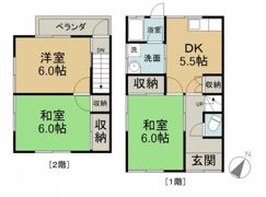 桑田借家の間取り画像