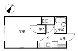 コーポローリエの間取り画像