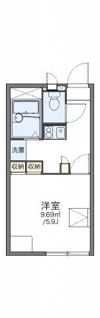 レオパレス若葉Aの間取り画像