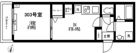 フォセット西巣鴨の間取り画像
