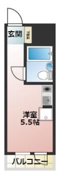 プラーズ南幸町Ⅰの間取り画像