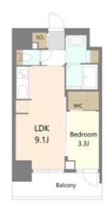 S-RESIDENCE松屋町asenceの間取り画像