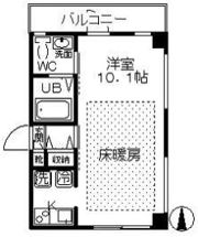 ルーブル108壱番館の間取り画像