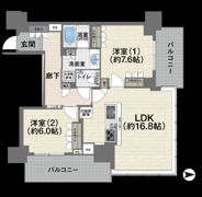 グランドメゾン新梅田タワー THE CLUB RESIDENCEの間取り画像