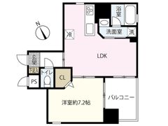 ラブリエ舟入中町の間取り画像