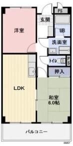 リンピア中道の間取り画像