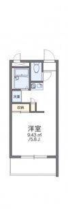 レオパレスコーポテラダの間取り画像