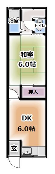 新家ハイツの間取り画像