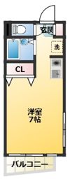 ステラ東門前の間取り画像