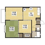 パレス・ナカシマ新涯の間取り画像