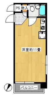 ライオンズマンション戸部の間取り画像