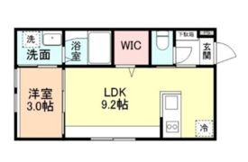 富山市向新庄町4丁目アパートA棟の間取り画像