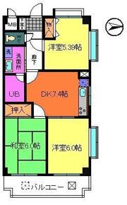 K．1stの間取り画像