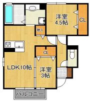 スフェール823 A棟の間取り画像