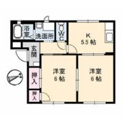 リバティ松本B棟の間取り画像
