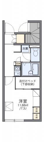 レオパレスアークの間取り画像