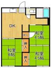 コーポ勝山の間取り画像