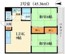 サン春日第1マンションの間取り画像