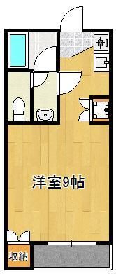 ベルシオン北九州IIの間取り画像