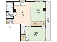 コーポ岡の間取り画像