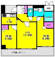 エステムプラザ神戸元町・海岸通の間取り画像