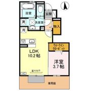 カーサ フルールの間取り画像
