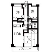 パシフィックマンションの間取り画像