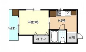 コーポ瀬尾の間取り画像