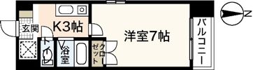 バオバブ白島の間取り画像