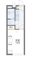 レオパレスグレイスの間取り画像