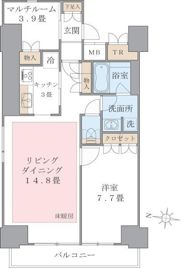 Brillia ist 東雲キャナルコートの間取り画像