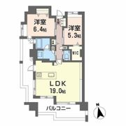 コンツェルトパーク段原リバーコートの間取り画像
